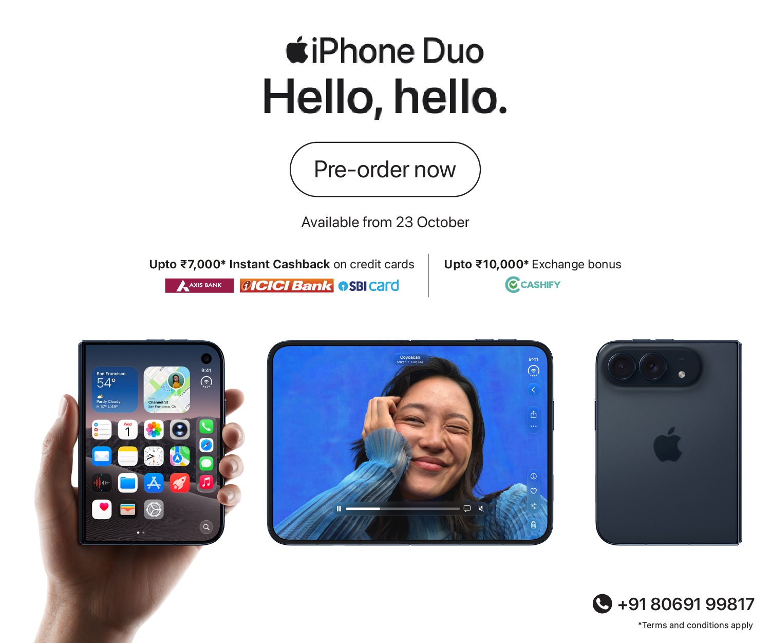 iPhone Duo pre-order banner m