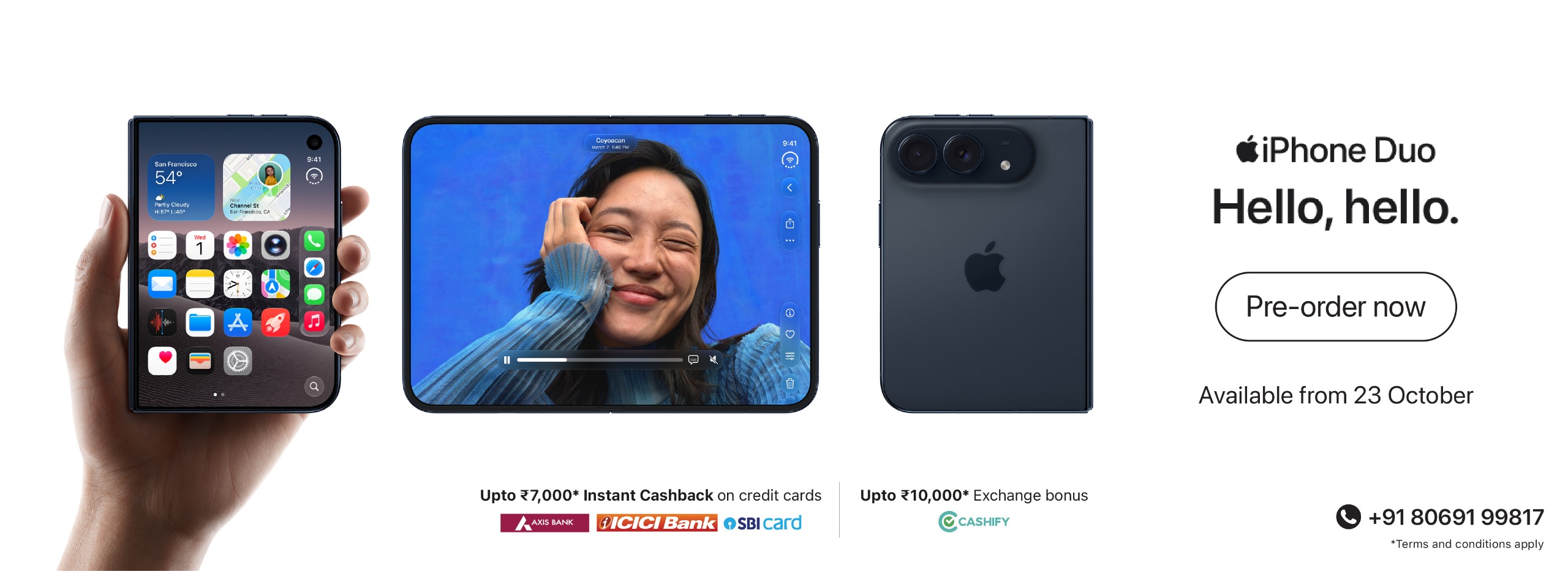 iPhone Duo pre-order web banner d